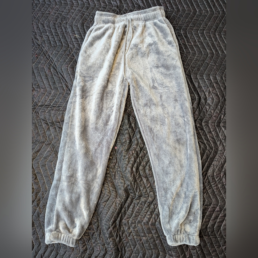 Winter plush sweatpants